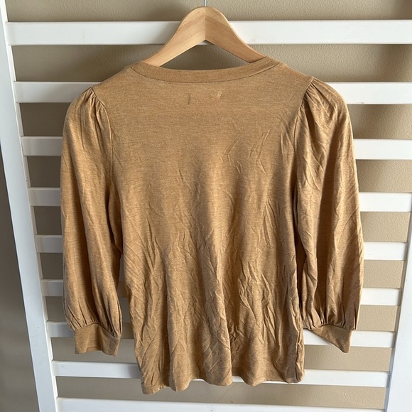 NWT Madewell AVRINA Top in Toffee Color - Picture 8 of 13